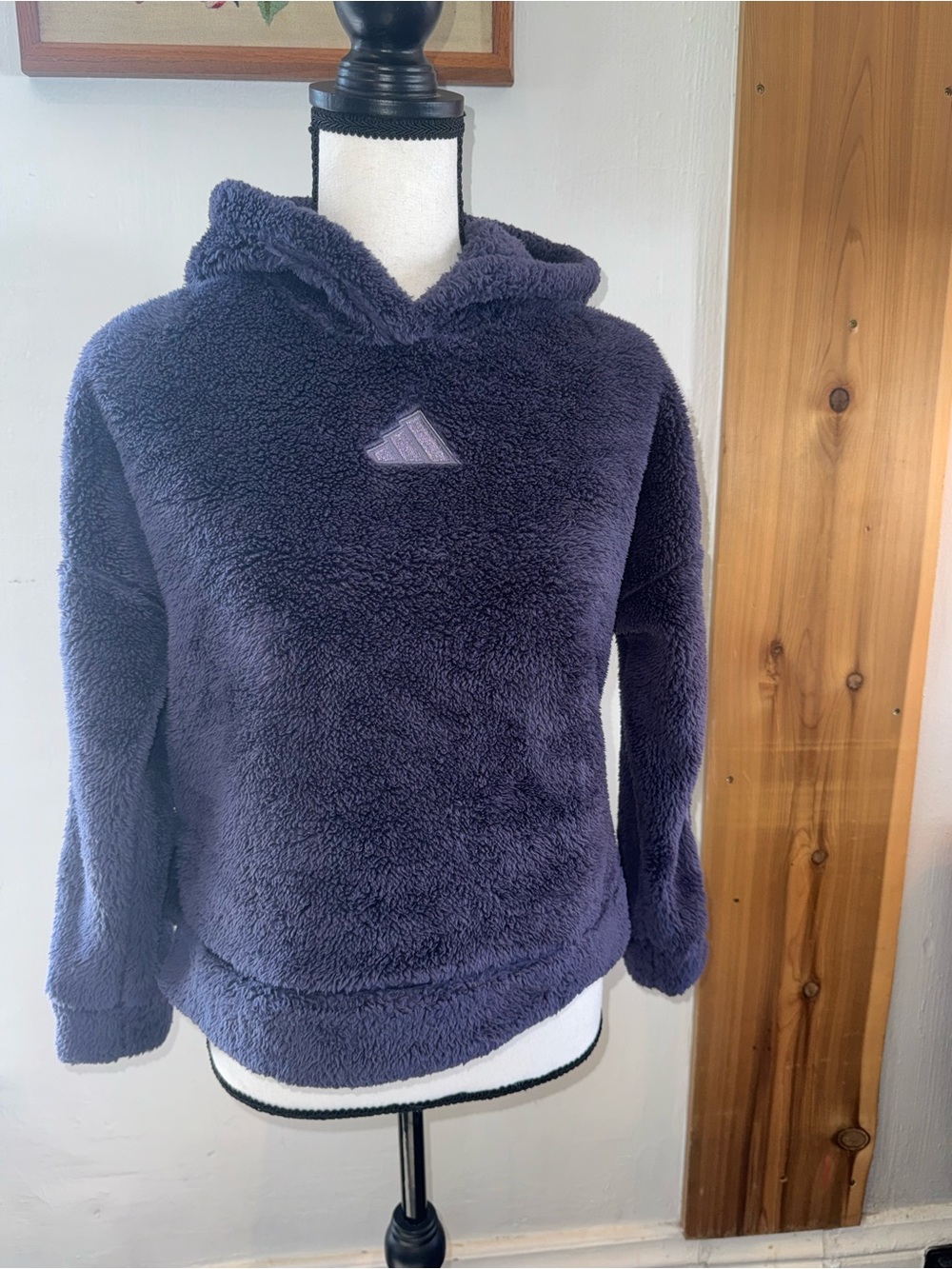 adidas Plush Hooded Sweatshirt